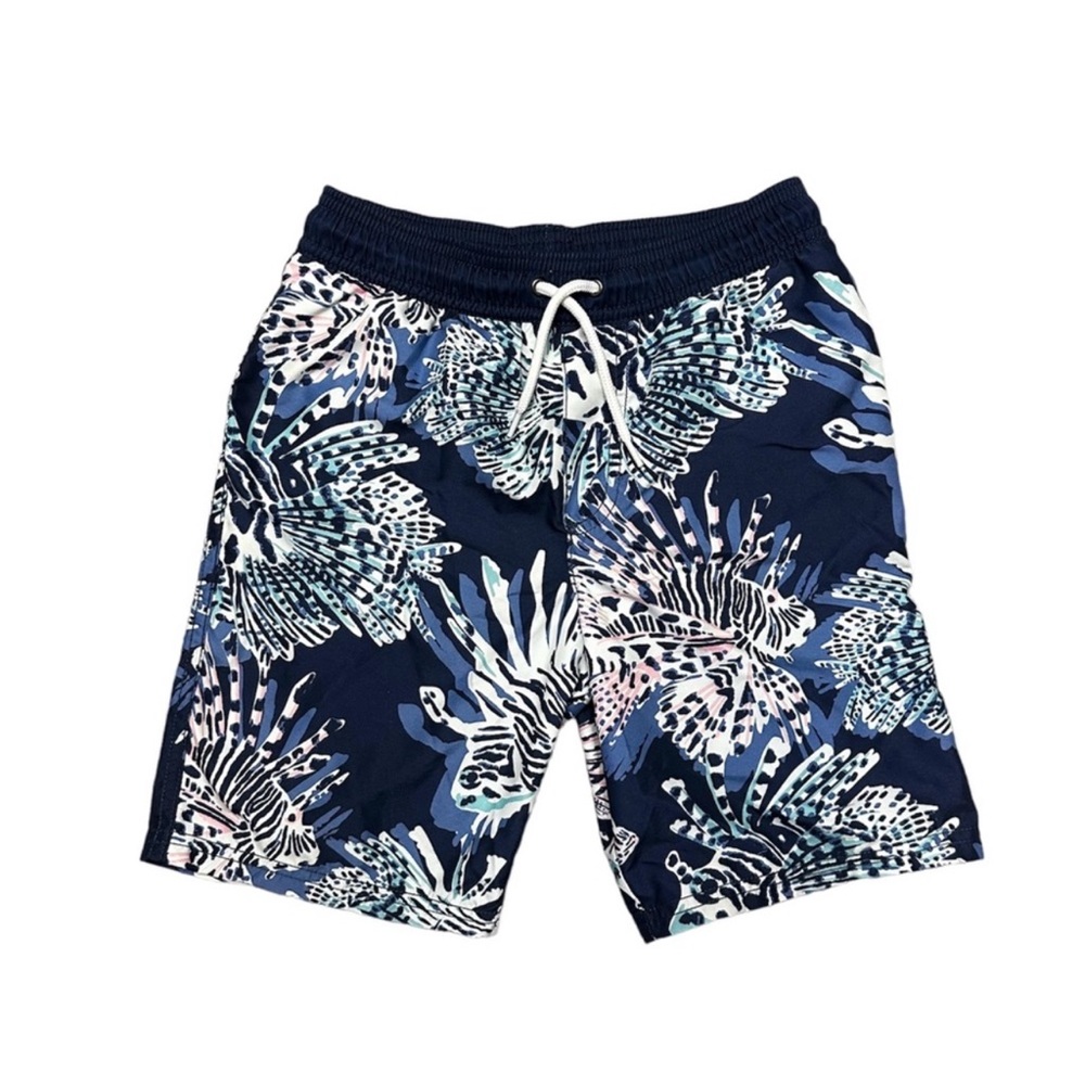 Size 7 Boys Carter's Blue Fish Swim Trunks